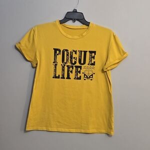 Pogue Life Outer Banks Cuffed Sleeve Tshirt Size L